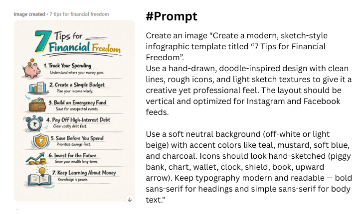 Prompts for Inforgraphic