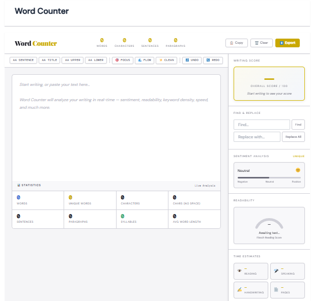 Word Counter Free Tool